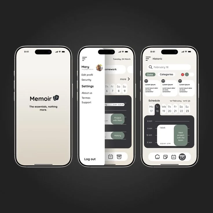 Onboarding & Cards — Android app concept