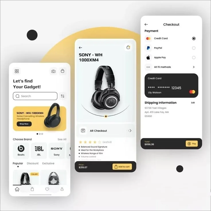 Premium Shop — Android app concept