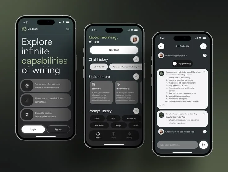 Chat & Messaging — Android app concept